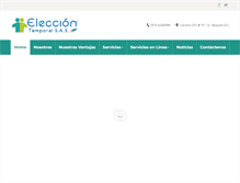 Tablet Screenshot of elecciontemporal.com